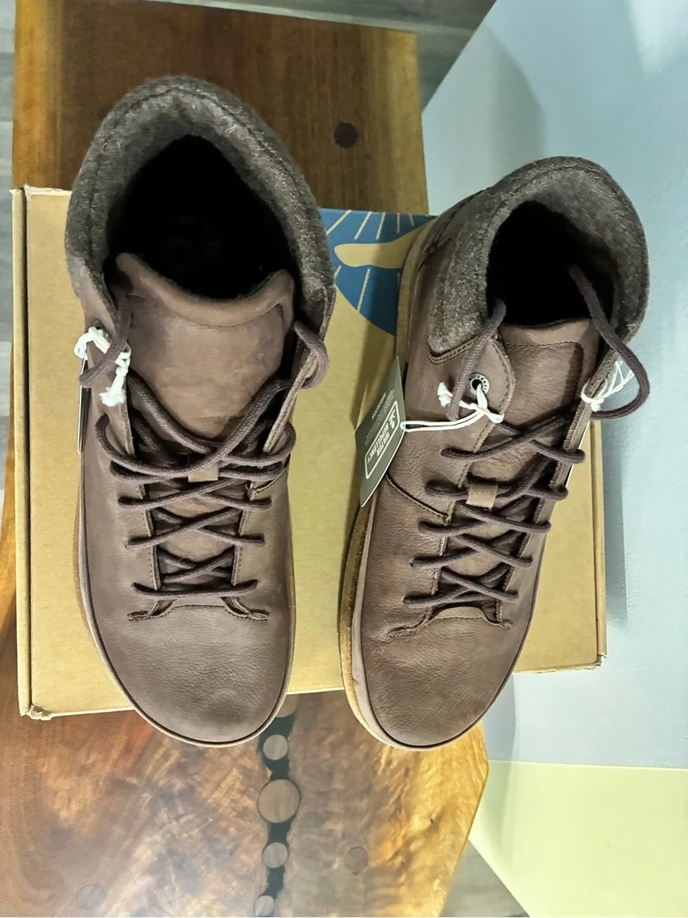 Birkenstock Honnef High Nubuck Leather Boot, Roast color, EU 44, US M 11, NWT